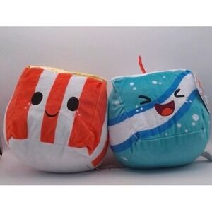 Inseparables - Magnetic Popcorn &‎ Soda Stuffed Animals - BRAND NEW WITH TAGS